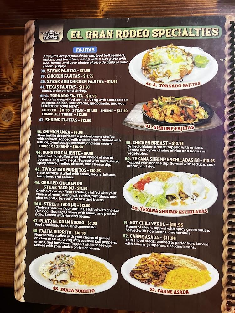 El Gran Rodeo Menu image 3